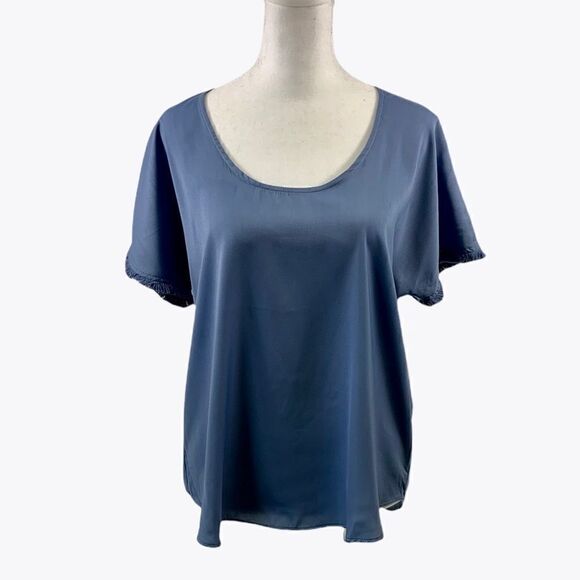 Heartloom NWT Blue Devin Set Blouse Short S - Picture 2 of 11